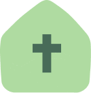 An icon with a cross in the middle