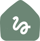 An icon with curl lines in the middle